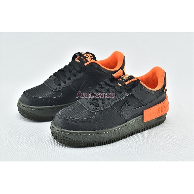 Nike Wmns Air Force 1 Shadow Hyper Crimson CQ3317-001 Black/Orange Sneakers