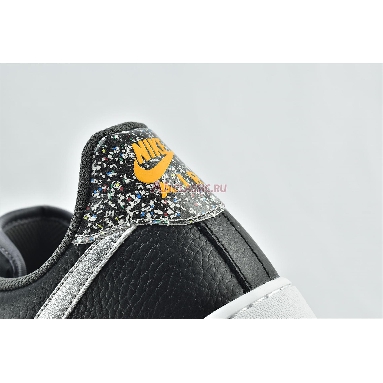 Nike Air Force 1 07 LV8 Regrind DA4676-001 Black/Total Orange/Laser Orange/Metallic Silver Sneakers