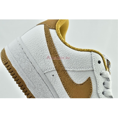 Nike Air Force 1 Low With Dual Heel Swooshes DH2947-100 White/Yellow/Black Sneakers