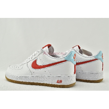 Nike Air Force 1 Low White Chile Red DA4660-101 White/Chile Red/Glacier Ice Sneakers