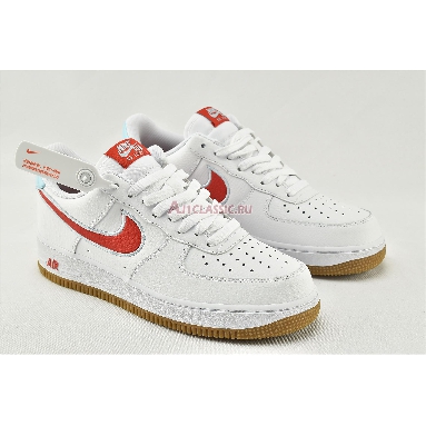 Nike Air Force 1 Low White Chile Red DA4660-101 White/Chile Red/Glacier Ice Sneakers