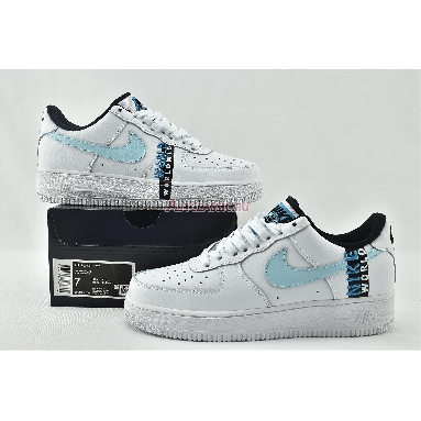 Nike Air Force 1 07 LV8 Worldwide Pack - Glacier Blue CK6924-100 White/Blue Fury/Black/Glacier Blue Sneakers
