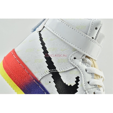 Nike Air Force 1 High 07 Vintage Have A Good Game DC2112-192 White/White-Bright Crimson-Black Sneakers