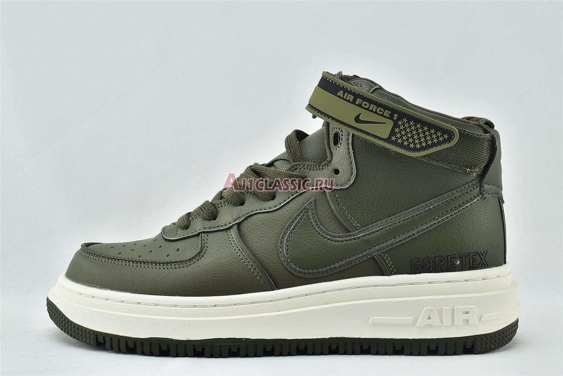 Nike Air Force 1 Gore-Tex Boot Medium Olive CT2815-201 Medium Olive/Sail/Seal Brown Sneakers