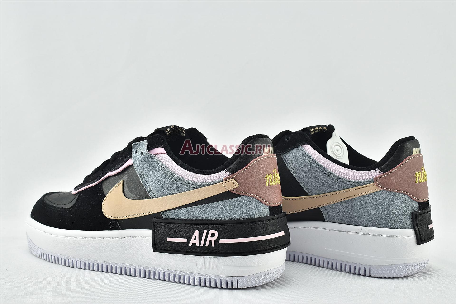 Nike Wmns Air Force 1 Shadow "Black Light Arctic Pink" CU5315-001
