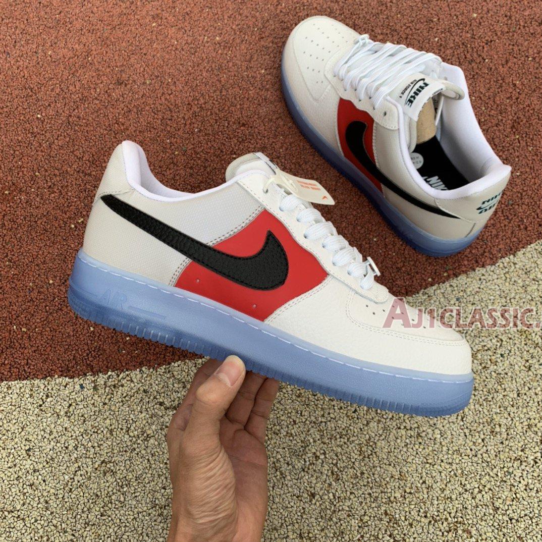 Nike Air Force 1 07 LV8 EMB "Icy Soles - University Red" CT2295-110