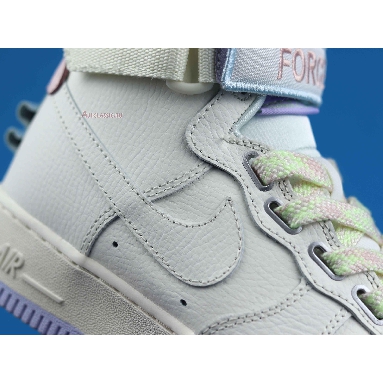 Nike Air Force 1 High Utility Force is Female CQ4810-111 White/Pink/Purple/Green/Sail Sneakers