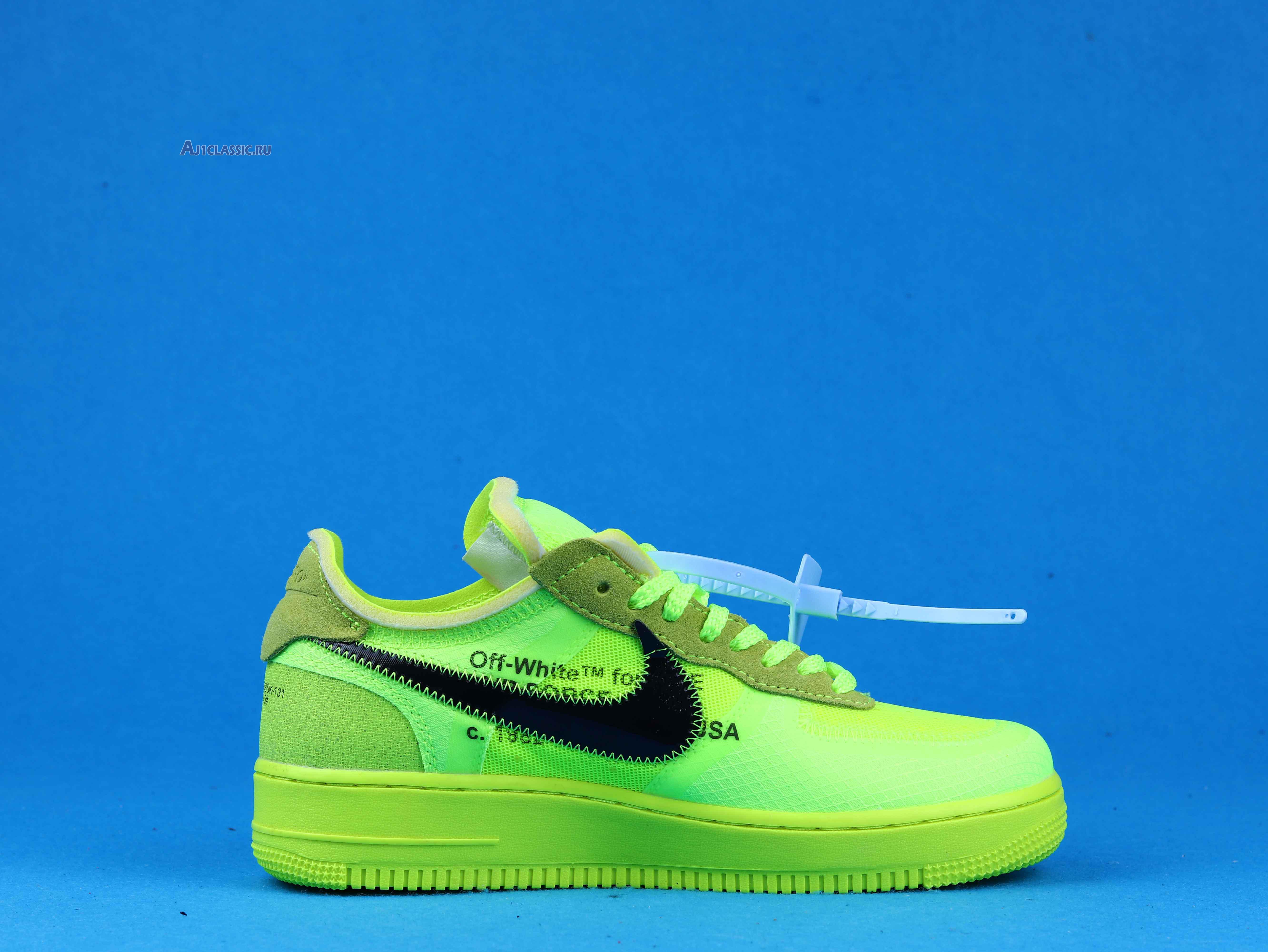 Off-White x Nike Air Force 1 Low "Volt" AO4606-700