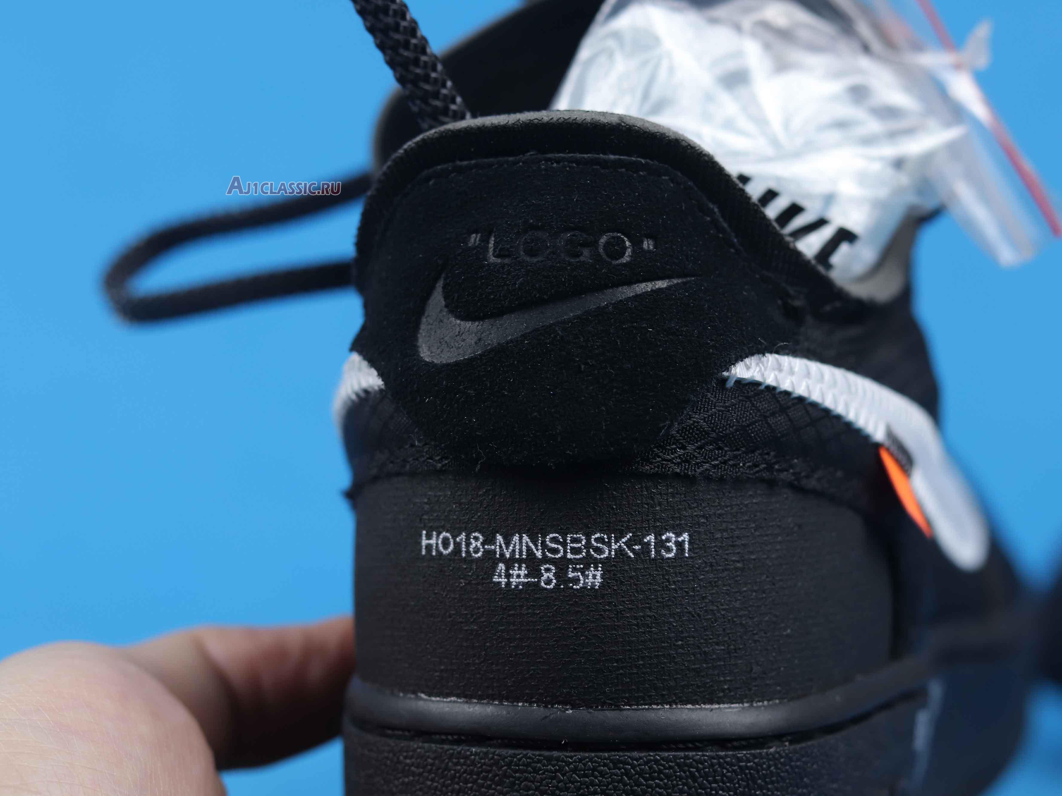 Off-White x Nike Air Force 1 Low "Black" AO4606-001