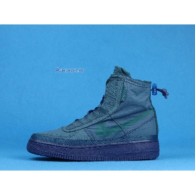 Nike Air Force 1 High Wmns Shell Turqouise BQ6096-300 Midnight Turquoise/Green Sneakers