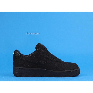 Stussy x Nike Air Force 1 Low Triple Black CZ9084-001 Black/Black/Black Sneakers