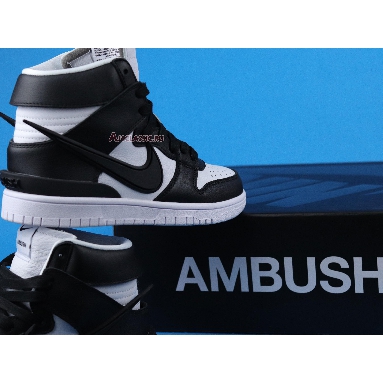 AMBUSH x Nike Dunk High Black CU7544-001 White/Black/Spruce Aura Sneakers