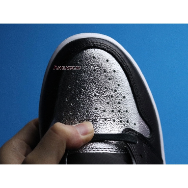 Air Jordan 1 Retro High OG Silver Toe CD0461-001 Black/Metallic Silver/White/Black Sneakers