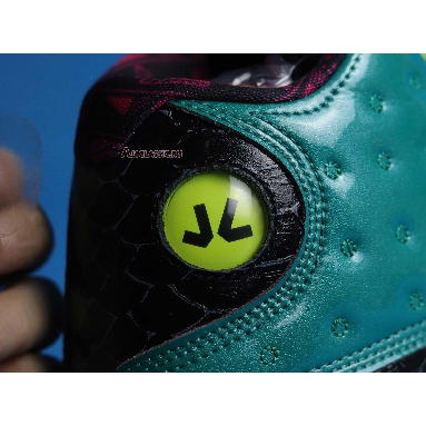 Air Jordan 13 Retro Doernbecher 836405-305 Emerald Green/Volt Ice/Black/Dynamic Pink Sneakers