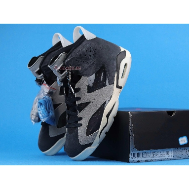 Air Jordan 6 Retro Tech Chrome CK6635-001 Black/Light Smoke Grey/Sail/Chrome Sneakers
