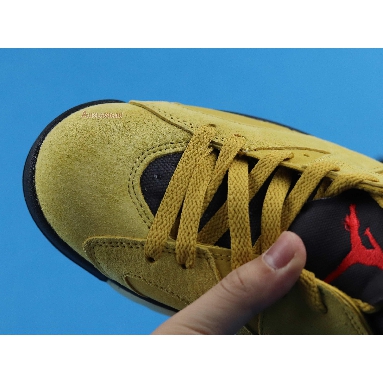 Travis Scott x Air Jordan 6 Yellow CN1084-300 Mustard Yellow/University Red/Black Sneakers