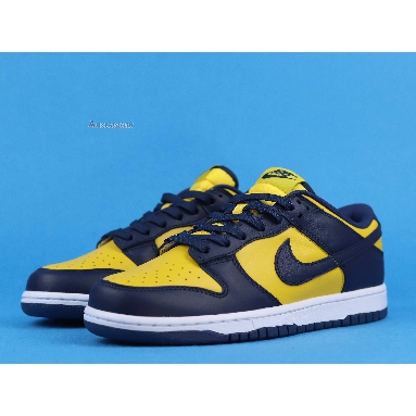 Nike Dunk Low Michigan 2021 DD1391-700 Varsity Maize/Midnight Navy/White Sneakers