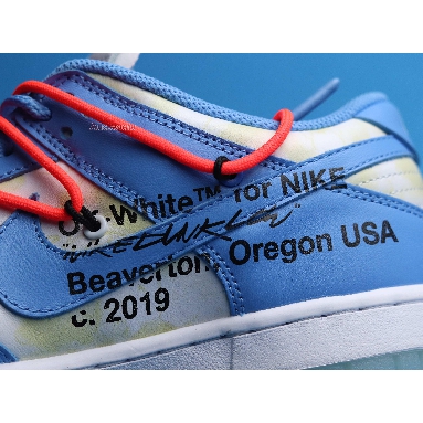 Off-White x Futura x Nike Dunk Low SB UNC DD0856-403 Dark Powder Blue/Dark Powder Blue/White/University Blue Sneakers