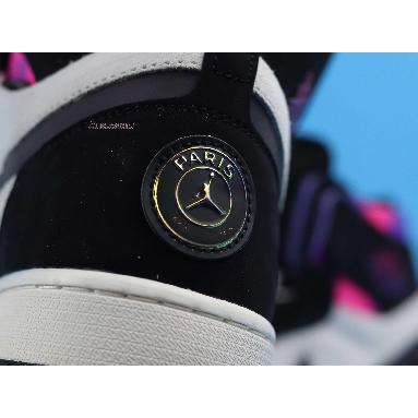 Paris Saint-Germain x Air Jordan 1 High Zoom Comfort Paris DB3610-105 White/Black/Psychic Purple/Hyper Pink Sneakers