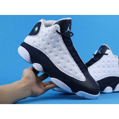 Air Jordan 13 Retro Obsidian 414571-144 White/Obsidian/Dark Powder Blue Sneakers