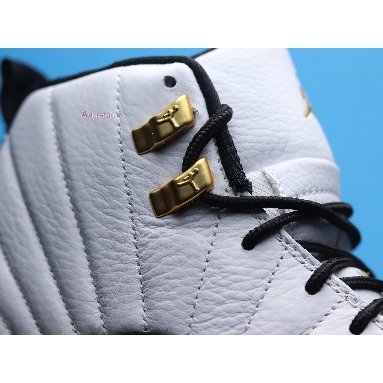 Air Jordan 12 Royalty CT8013-170 White/Black-Metallic Gold Sneakers