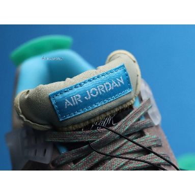 Union LA x Air Jordan 4 Retro Taupe Haze DJ5718-242 Taupe Haze/Blue Fury/Khaki/Roma Green Sneakers