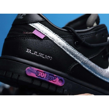 Off-White x Nike Dunk Low Dear Summer - 50 of 50 DM1602-001 Black/Silver/Purple Sneakers