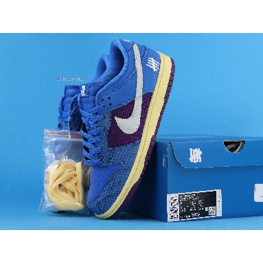 Undefeated x Nike Dunk Low SP Dunk vs AF1 DH6508-400 Royal/Purple-White Sneakers