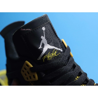 Air Jordan 4 Retro Thunder 2012 308497-008 Black/White-Tour Yellow Sneakers