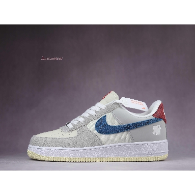 Undefeated x Air Force 1 Low 5 On It DM8461-001 Grey Fog/Imperial Blue Sneakers