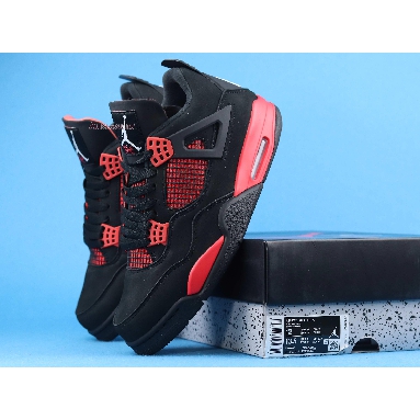 Air Jordan 4 Retro Red Thunder CT8527-016 Black/White-Red Sneakers