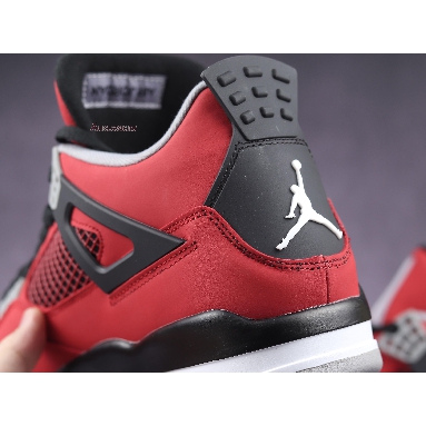 Air Jordan 4 Retro Toro Bravo 308497-603 Fire Red/White-Black-Cement Grey Sneakers
