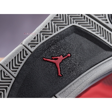 Air Jordan 4 Retro Toro Bravo 308497-603 Fire Red/White-Black-Cement Grey Sneakers