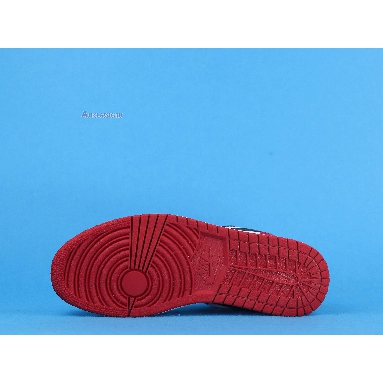 Air Jordan 1 Low Bred Toe 553558-612 Gym Red/Black/White Sneakers