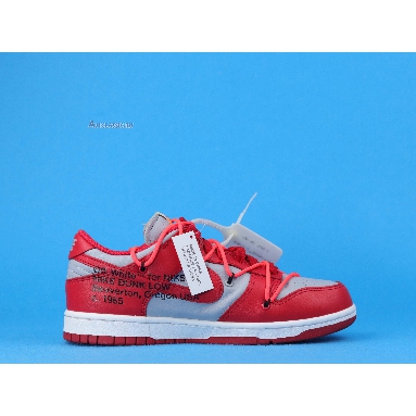 Off-White x Nike Dunk Low University Red CT0856-600-02 University Red/University Red/Wolf GreyUniversity Red/University Red/Wolf Grey Sneakers