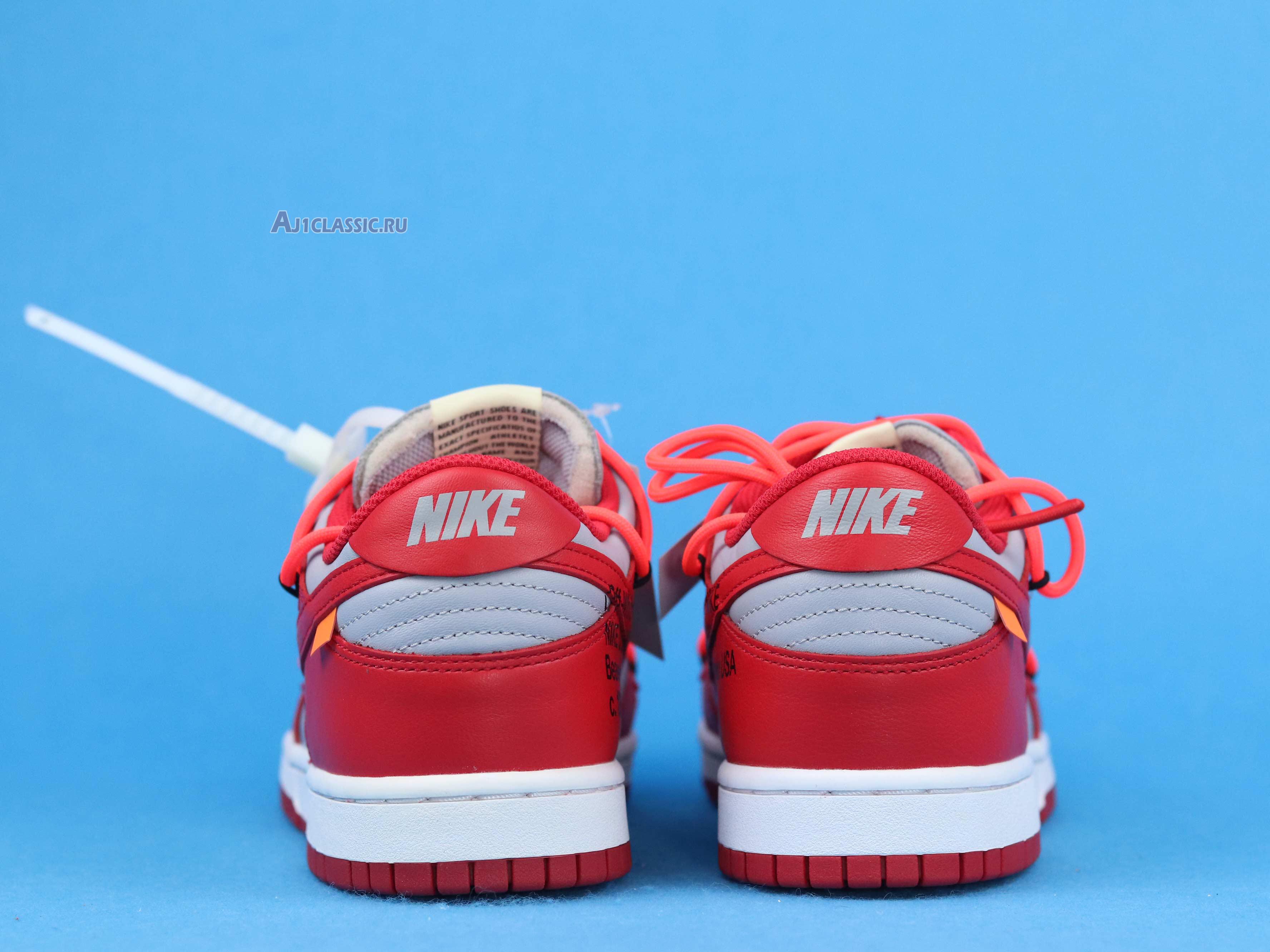 Off-White x Nike Dunk Low "University Red" CT0856-600-02