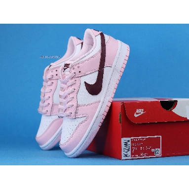 Nike Dunk Low GS Pink Foam CW1590-601 Pink Foam /Dark Beetroot/White Sneakers