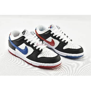 Nike Dunk Low Seoul DM7708-100 Black/White-Red-Blue Sneakers