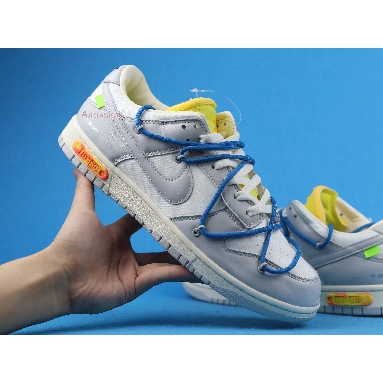 Off-White x Nike Dunk Low Lot 10 of 50 DM1602-112 Sail/Neutral Grey/Battle Blue Sneakers