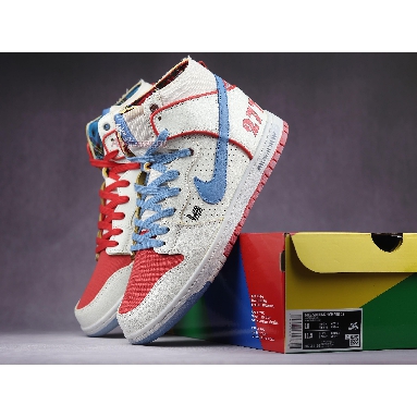 Ishod Wair x Magnus Walker x Dunk High Pro SB Urban Outlaw DH7683-100 White/Red-Blue Sneakers