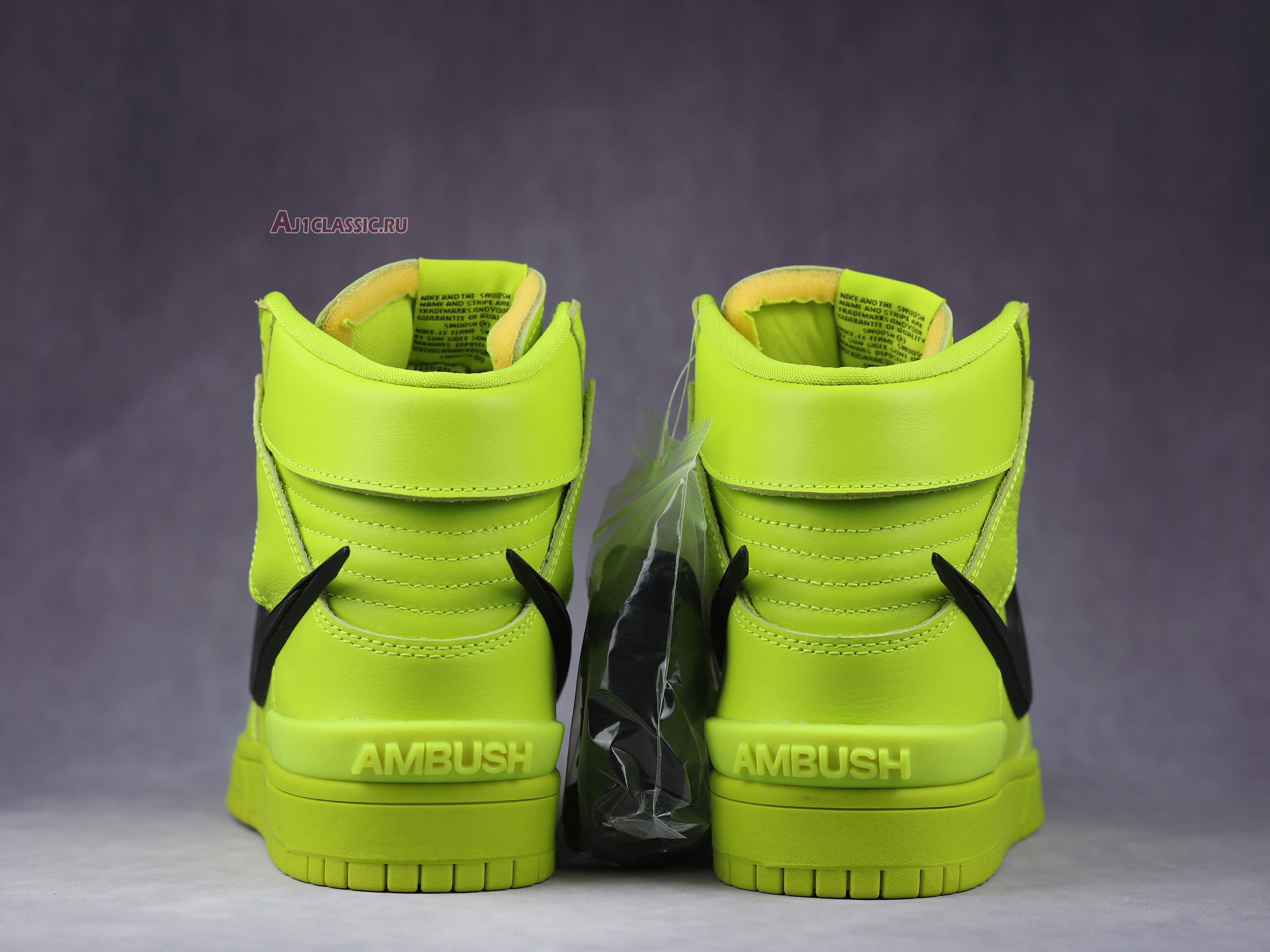 AMBUSH x Nike Dunk High "Flash Lime" CU7544-300