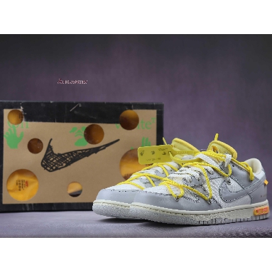Off-White x Nike Dunk Low Lot 29 of 50 DM1602-103 Sail/Neutral Grey/Opti Yellow Sneakers