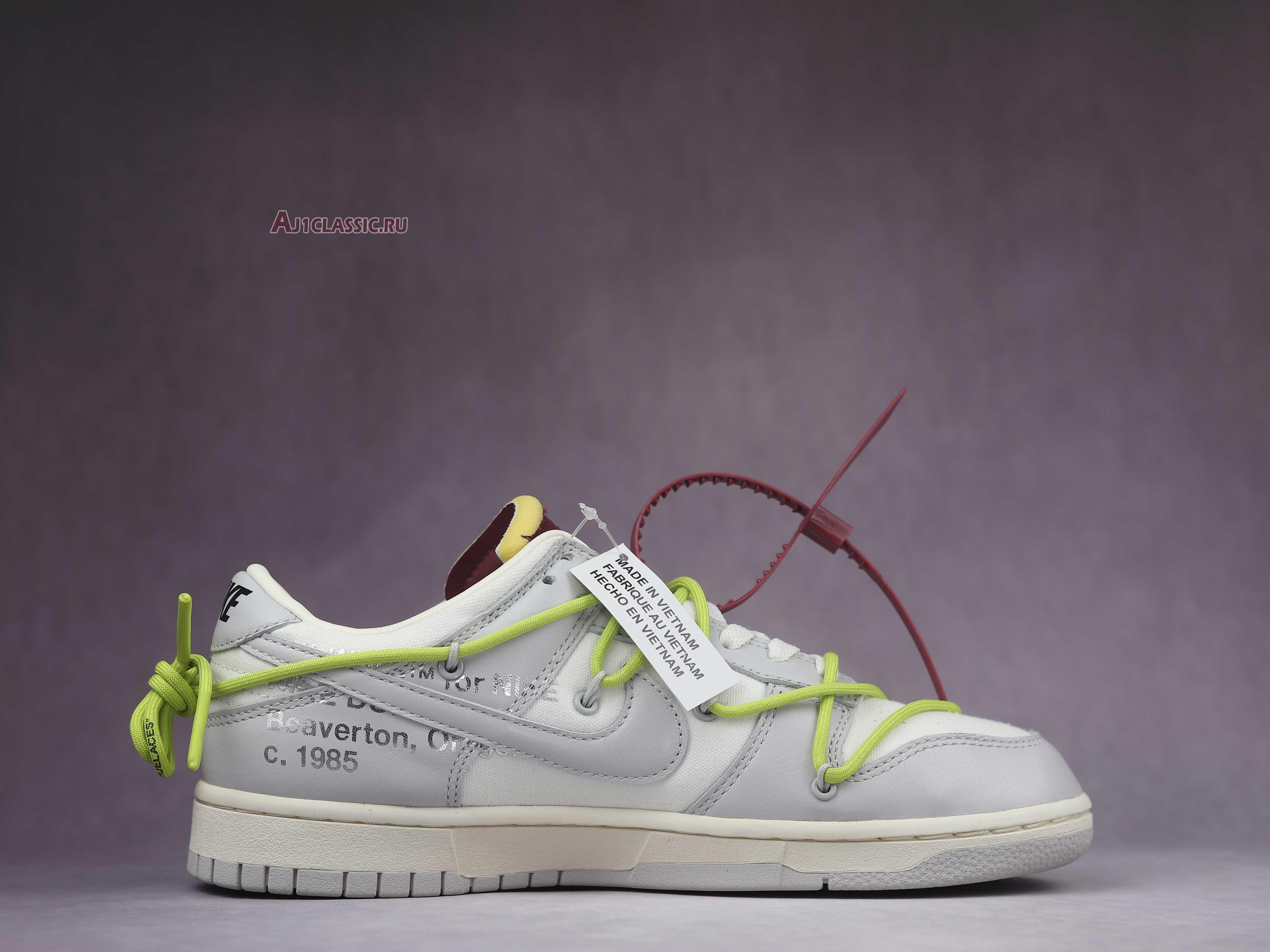 Off-White x Nike Dunk Low "Lot 08 of 50" DM1602-106