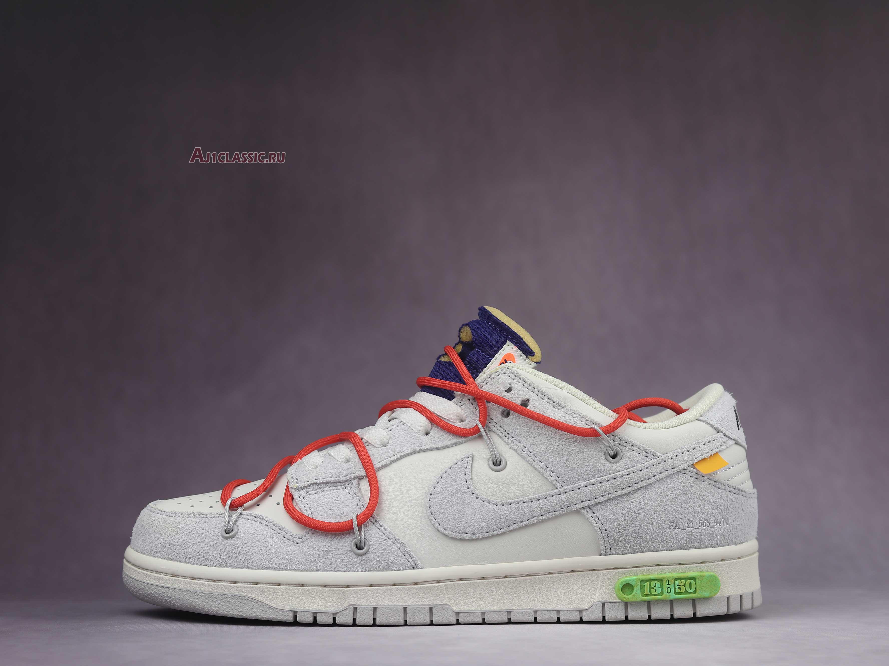Off-White x Nike Dunk Low "Lot 13 of 50" DJ0950-110