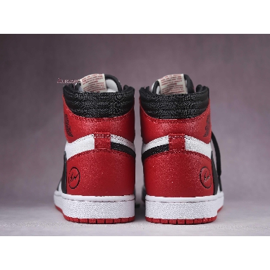 Travis Scott x Fragment x Air Jordan 1 High OG SP Red DH3227-600 Red/Black-White Sneakers
