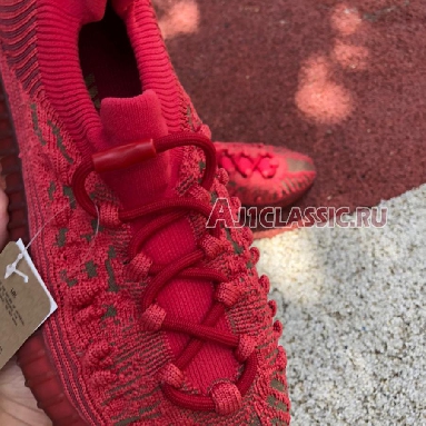 Adidas Yeezy 350 Boost V2 CMPCT Slate Red GW6945 Slate Red/Slate Red-Slate Red Sneakers
