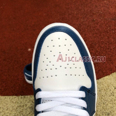 Air Jordan 1 Low Marina Blue DC0774-114 White/Dark Marina Blue Sneakers