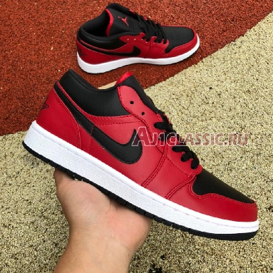 Air Jordan 1 Low Gym Red 553558-605 Gym Red/Black-White Sneakers