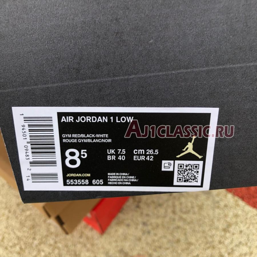 Air Jordan 1 Low "Gym Red" 553558-605