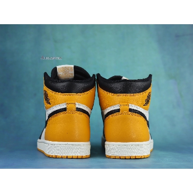 Air Jordan 1 Retro High OG Yellow Toe 555088-711 Taxi/Black/Sail Sneakers